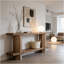 Table de chevet à 2 niveaux, table de canapé, console, table de couloir