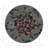 Ouroboros Gray Vegan Leather Round Coasters-119015347