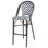Aluminum Woven Bistro Barstool