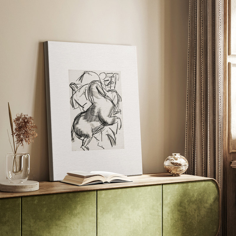 Croquis rétro XCVI - galerie enveloppée Cavas