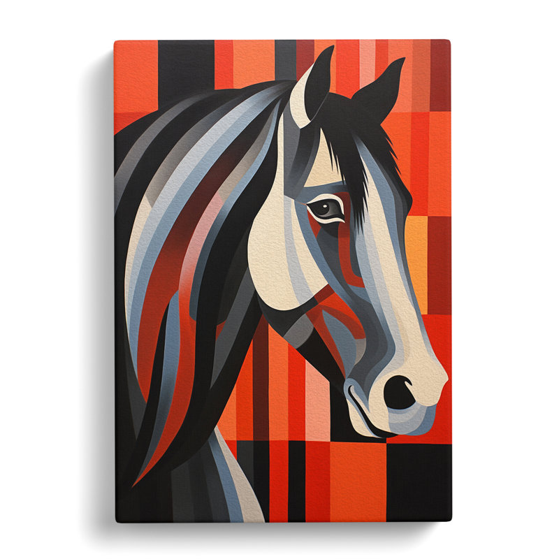 Shire Horse Op - Wrapped Canvas, 76cm H x 50cm W x 3cm D