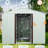 6Ft X 5Ft Outdoor Metal Shed In White - Galvanized Iron Frame For Robustness, Panels, Punched Ventilation, Sliding Door With Padlock, Easy Assembly Process Framework Stability, Airflow Vents, Handbook-123403562-123403567