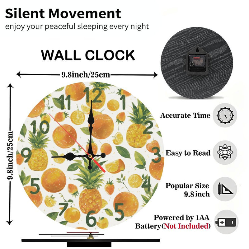 Horloge à fruits