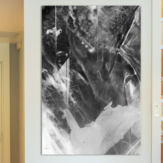 «Black Crystal», impression sur toile tendue, H 18 po x l 12 po x P 1,5 po, Toile tendue, Pas de tapis