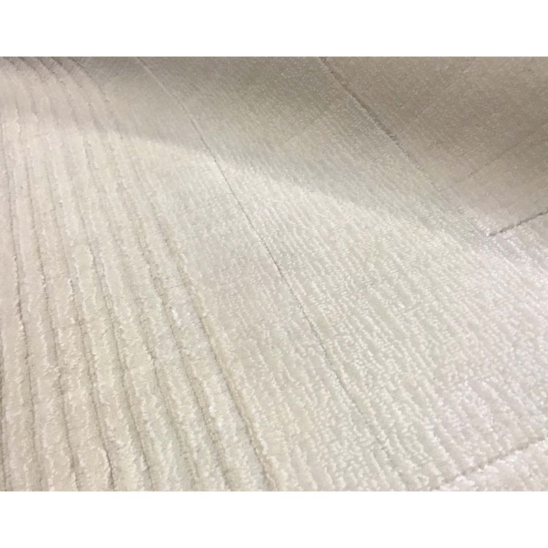 Wool Area Rug in White
