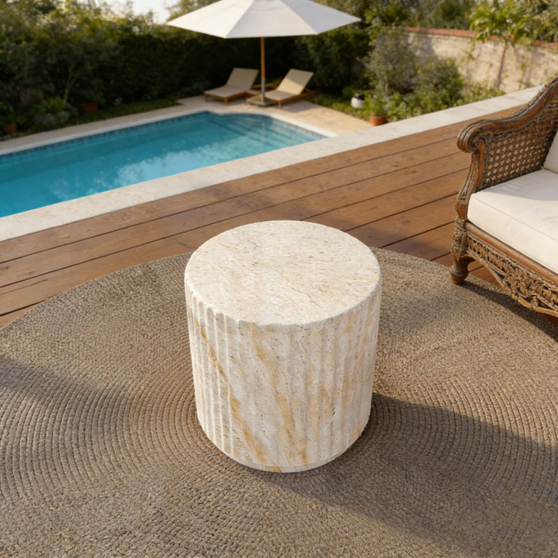 Table d'extérieur en béton pour l'extérieur