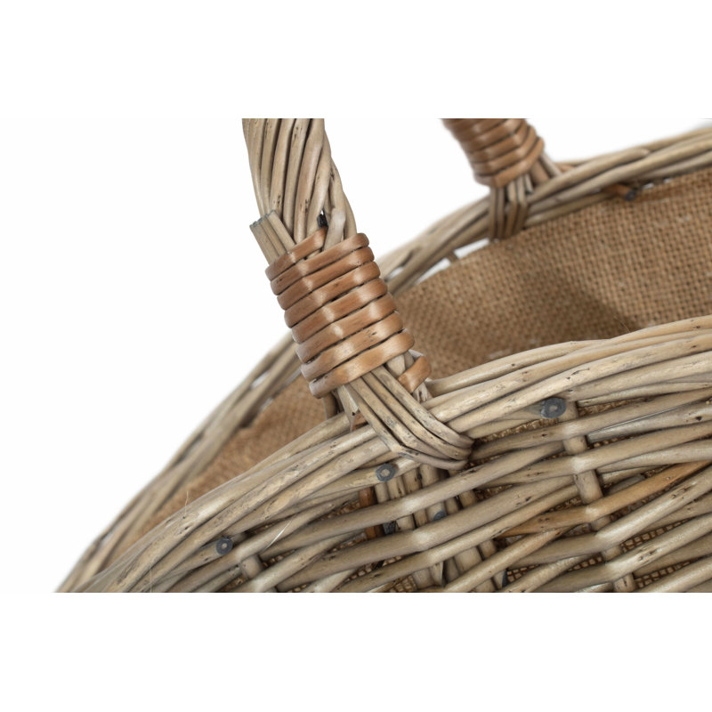 Harvesting Wicker Basket, 29cm H x 47cm W x 23cm D