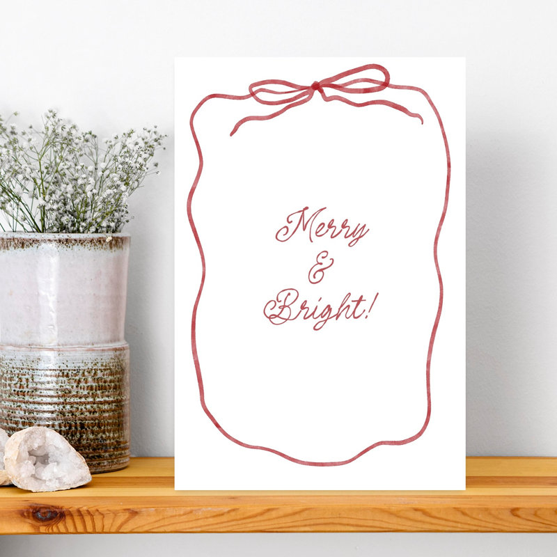 «Merryandbright Elegant Abstract Contemporary Winter Art», reproduction d'art mural, 18" H x 12" W