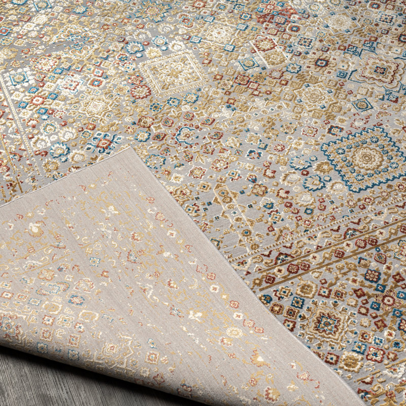 Lydian Area Rug in Gray, Rectangle 13'2" x 16'5"