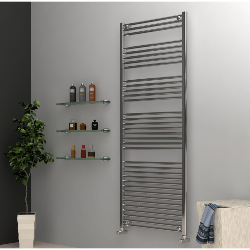 Shawnta Straight Towel Rail Heated Towel Rails, 175cm H x 50cm W x 3cm D, Chorme