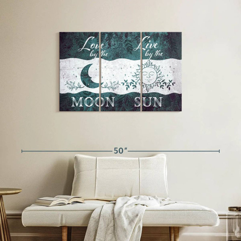 Tergel Love By The Moon Live By The Sun, H 24 po x l 38 po