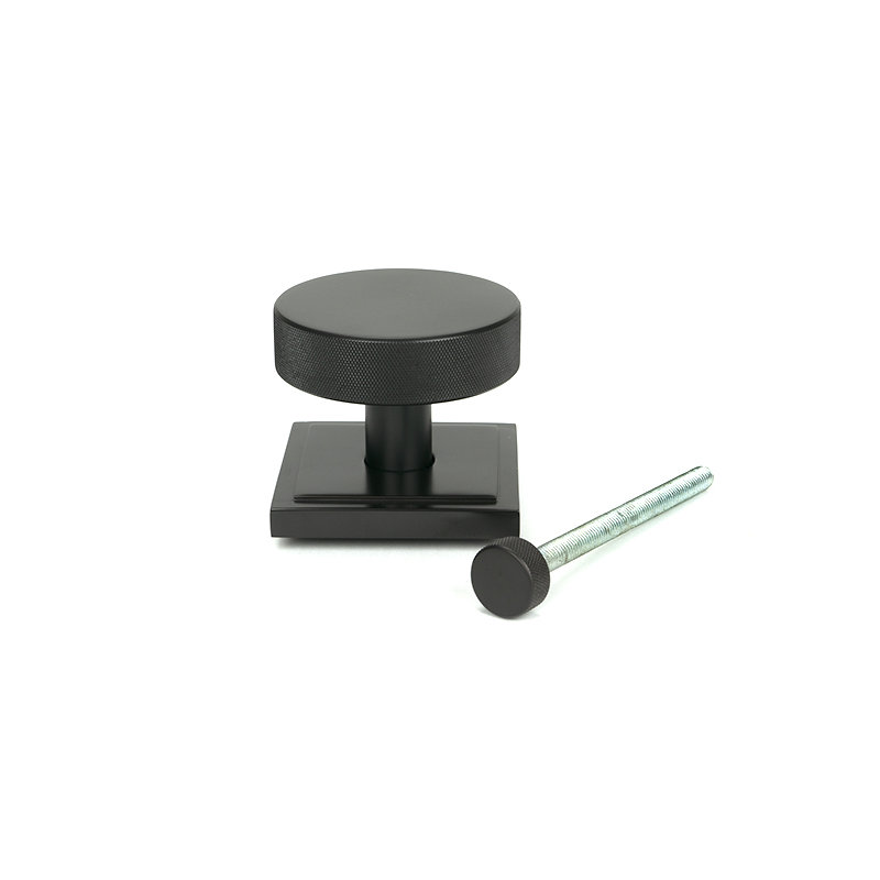 Brompton Single Dummy Door Knob , Aged Bronze