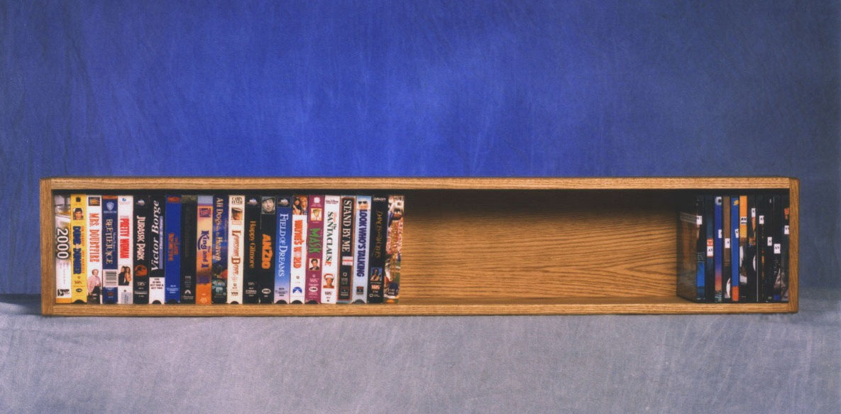 Rebrilliant VHS Wall Mounted Multimedia Storage Rack | Wayfair