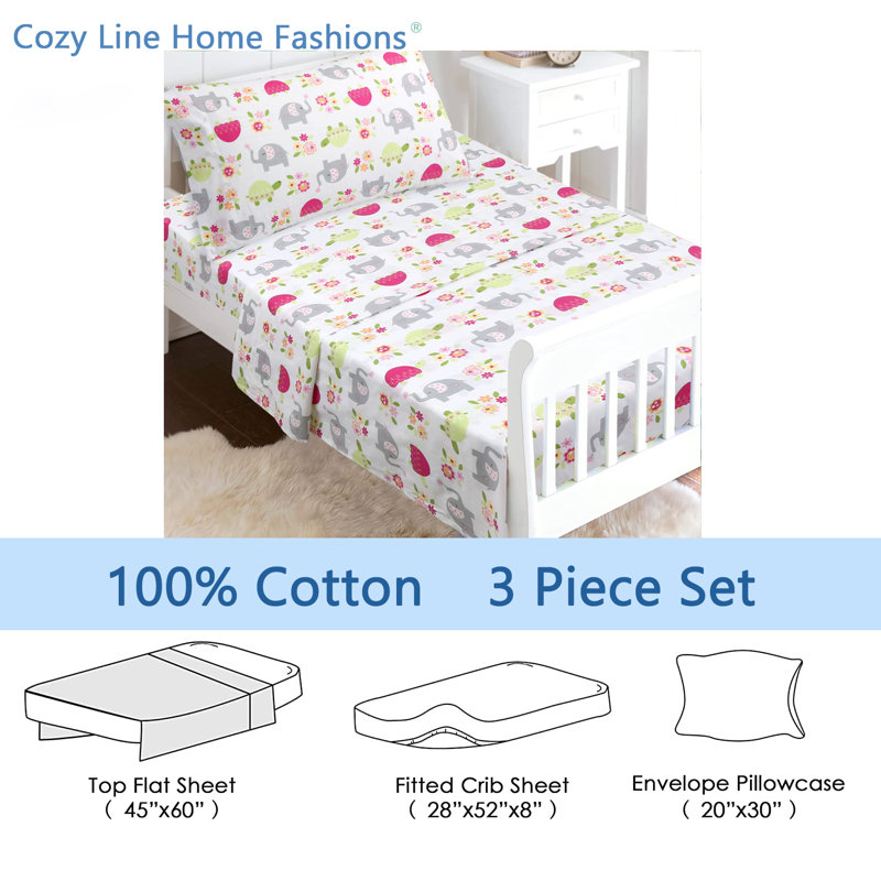 Ensemble de draps 3 pièces pour tout-petits