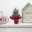 Enseigne murale 11,75 "Green Merry Christmas 3-D