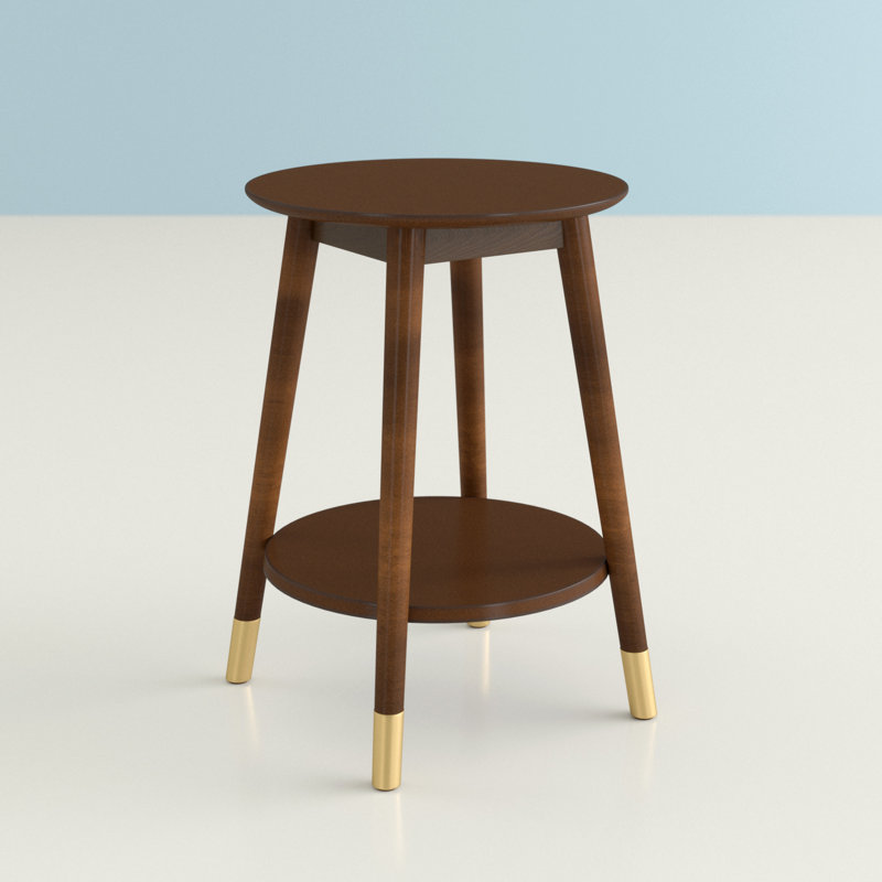 Decebal End Table, Espresso