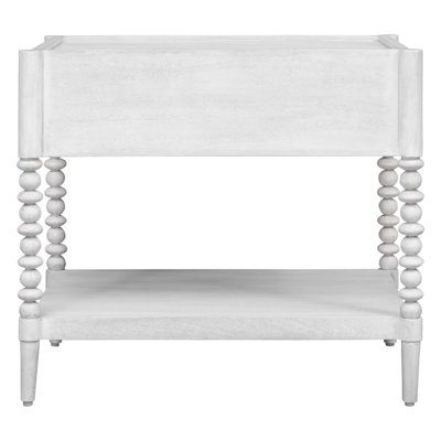Table d'appoint Uttermost Bales blanc cassé