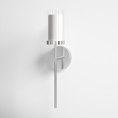 Meridian 1-Light Wall Sconce in Chrome