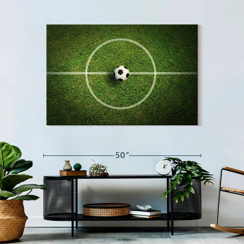 Ballon de football Sireci sur la ligne, H 32 po x l 48 po