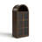 71” Arched Storage Curio Cabinet With Glass Doors, 3-Tier Led Display Cabinet For Collectibles-1803419218