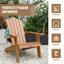 Chaise Tale Mobilier de jardin pour l'extérieur avec porte-gobelet
