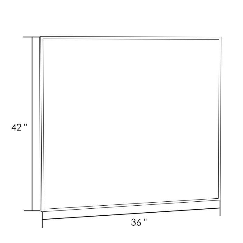 Lesamuel Wall Mounted Vanity Mirror - Aluminum Frame