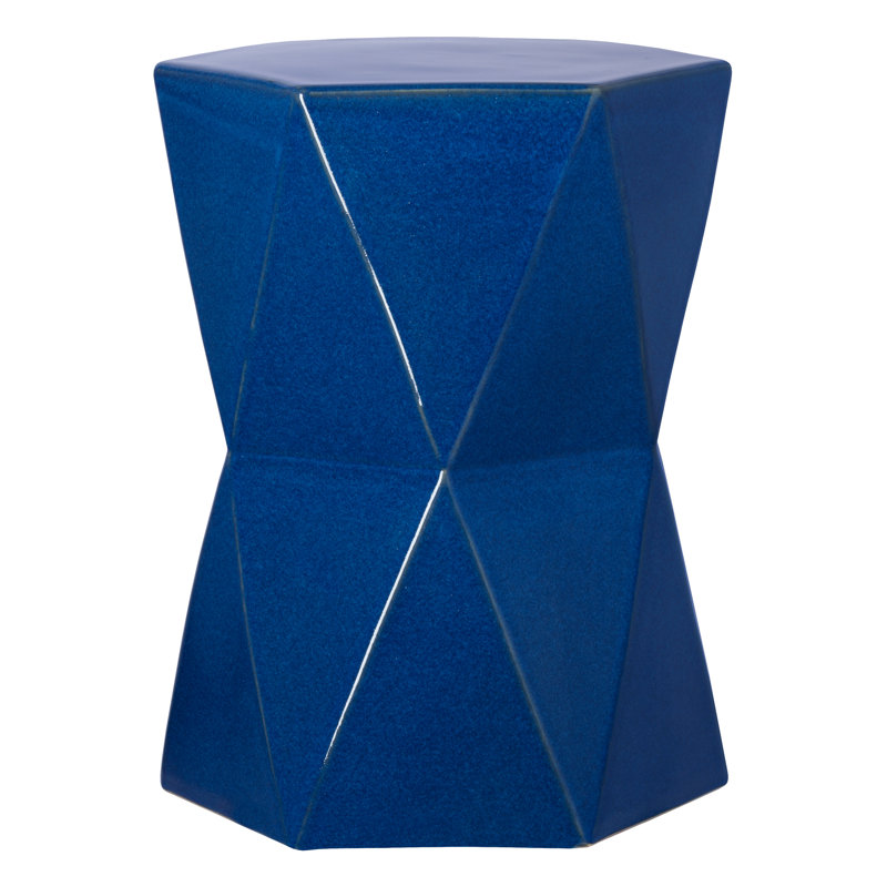 TABOURET HEX 17 po x 22 po Anno LG MATRIX HEX, Bleu