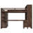 Wooden Loft Bed with Wardrobe, Desk, Headboard Storage and USB Charging for Bedroom-2107086791