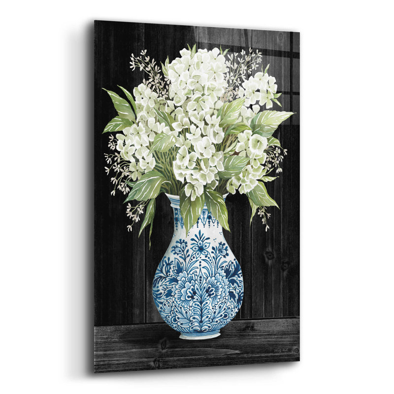 Hydrangea Elegance par Cindy Jacobs - impression sans cadre, H 16 po x l 12 po x P 0,13 po