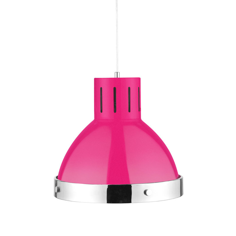 Socorro 1 - Light Dome Pendant, Pink