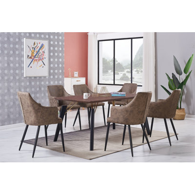 Essgruppe Eatonton mit 6 Stühlen