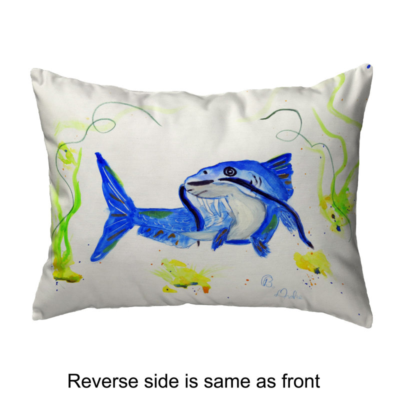 Outdoor Reversible Throw Pillow