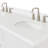 Abell 61'' Double Bathroom Vanity with White Quartz Top-613216689
