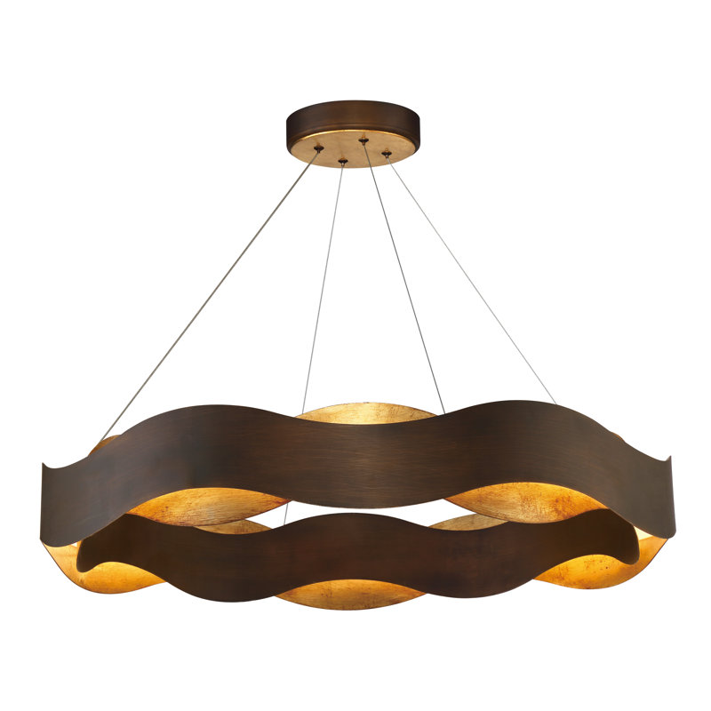 Vaughan Dimmable LED Wagon Wheel Chandelier