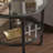 Jordyan 24" Glass And Distressed Iron Round End Table With Shelf-1589876397