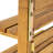Élégant banc en bois avec support de rangement - entrée 68,38 po de haut x 37,91 po de large 17,56 po de profondeur organisez votre espace