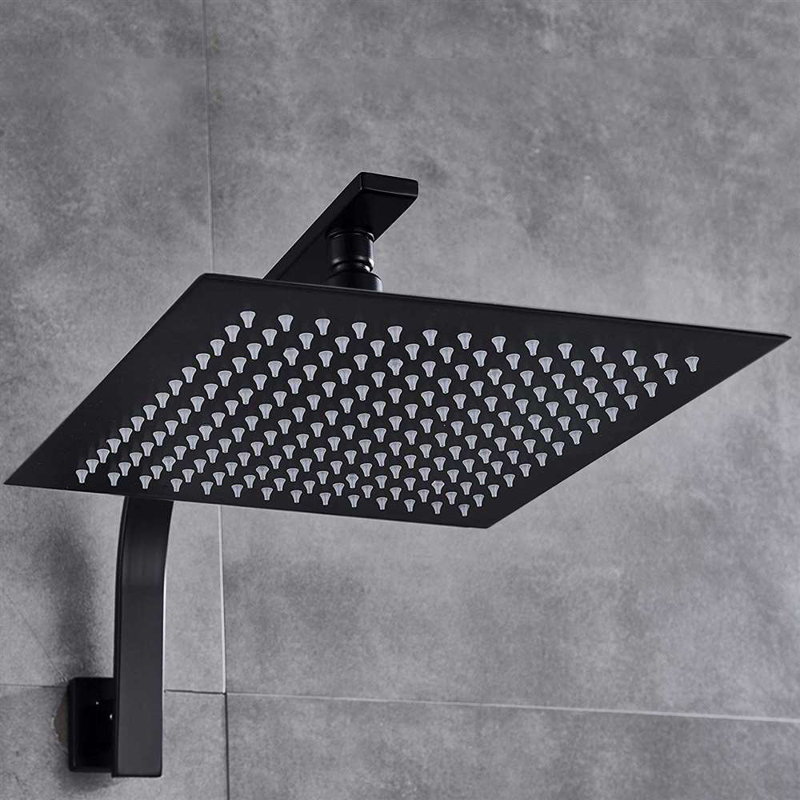 Pomme de douche murale à fonction unique Reno Bisbee de qualité supérieure pour un confort ultime, H 1,5 po x l 8 po