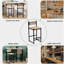 Ensemble de 2 tabourets de bar Honey