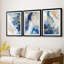 ABSTRACT Series CDXII - Impression encadrée sur mesure de qualité supérieure - 3 pièces-1460282845-1460282843