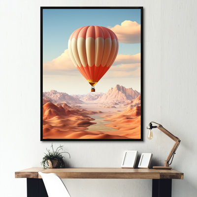 «Hot Air Balloon Voyage in the Skies Harmony», reproduction sur toile