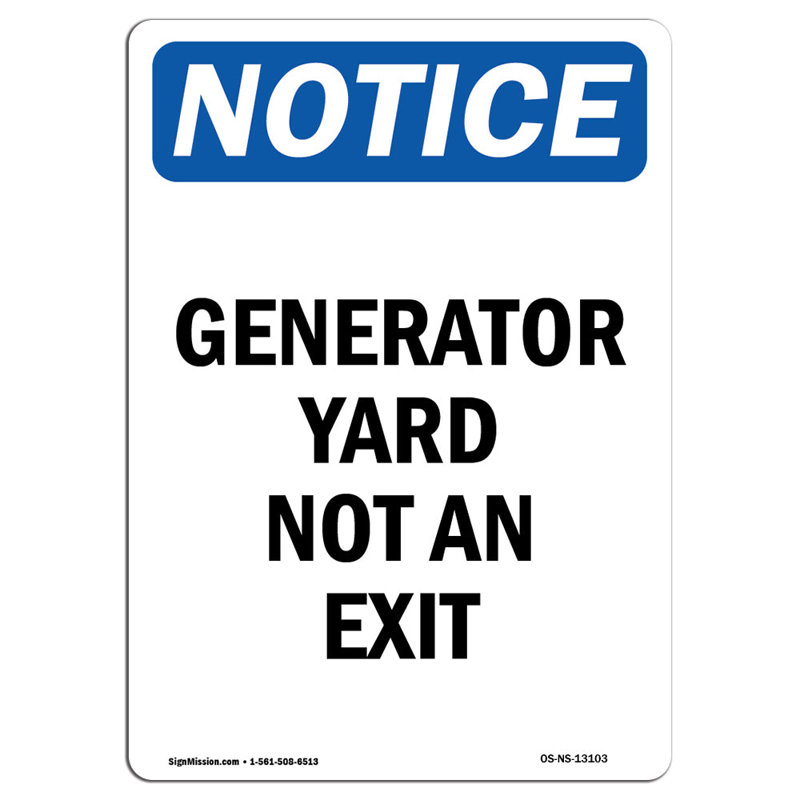 Heavy Duty Sign
