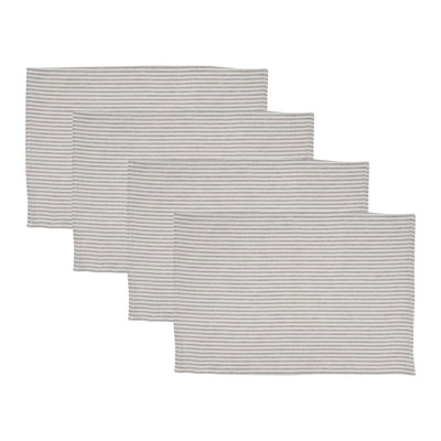 Ensemble de 4 napperons Classic Stripe