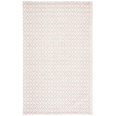 Vermont Hand Woven Wool Geometric Rug