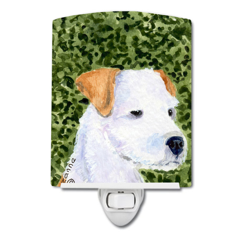 Luminaire de nuit en céramique jack terrier
