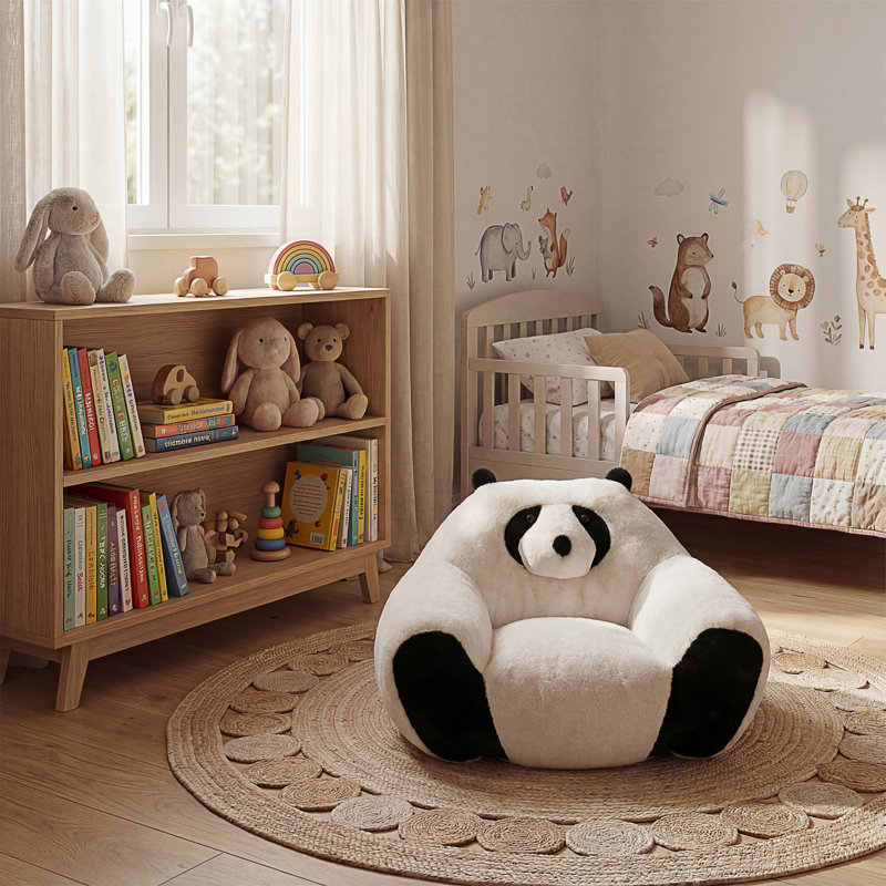 Fauteuil à billes en forme de panda