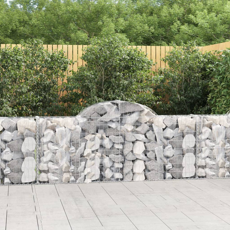 Briceida Silver Galvanised Iron, 100cm H x 200cm W x 30cm D