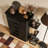 45" Tall Dresser with Curved Profile Design, Wood Fluted Chest of Drawer, Modern Drawer Storage-1596261170