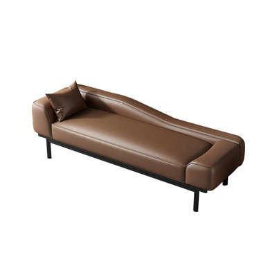 Leather Match Upholstered Bench