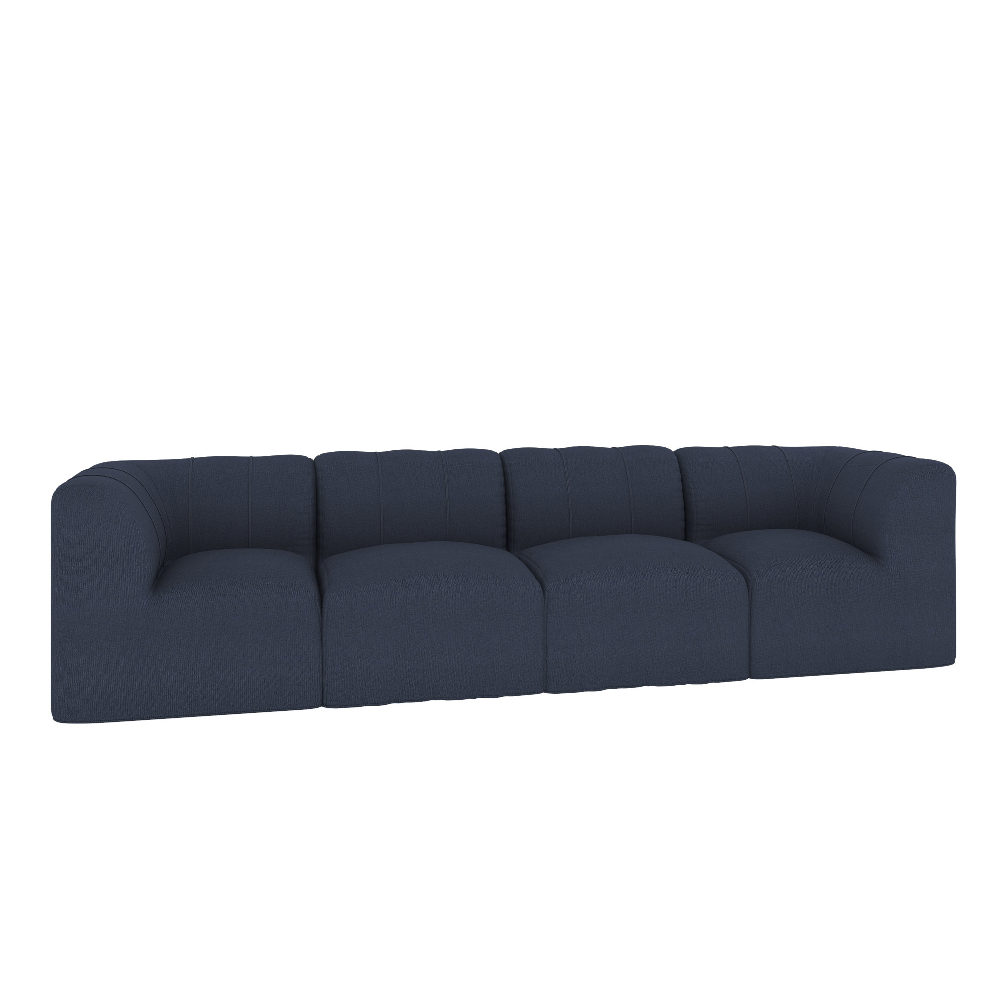Praia 124" Sunbrella Outdoor Sofa, Canvas Navy Sunbrella® Canvas