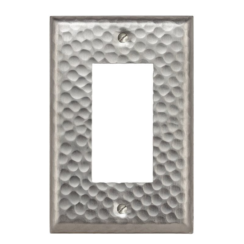Ensemble de 3 assiettes à bascule martelées à la main (ensemble de 3), Argent, 3